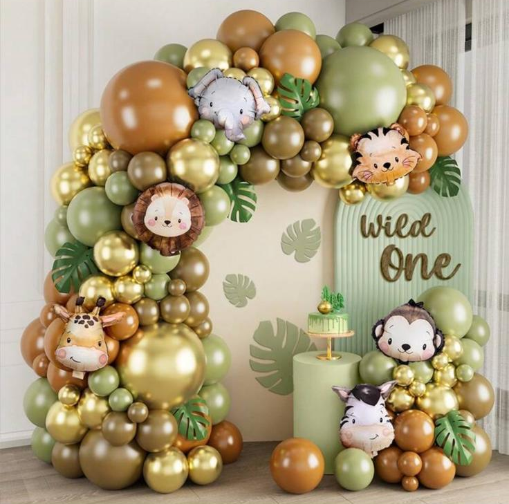 First birthday balloon setup — Event Ease Balloon Décor NJ